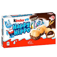 Батончики Kinder Happy Hippo Kakao 103 г.