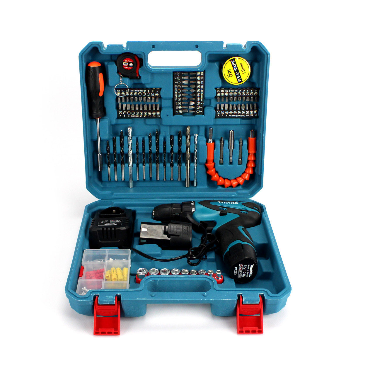 Акумуляторний шуруповерт Makita DF330DWE (12V, 1.5AH) з набором інструментів. Шуруповерт Макіта