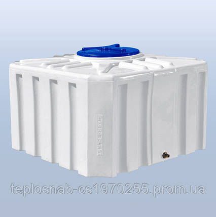 Пластиковый бак (емкость квадратная) RK 500 К/куб однослойная, фото 2
