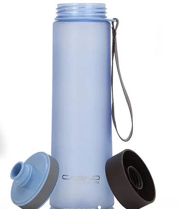 Пляшка для води Casno Waterbottle KXN-1111 1000 мл синя, фото 1