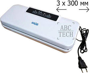 Кухонний побутовий вакууматор DZ-320N Автоматичний вакууматор для рифлених пакетів Ручний вакууматор шов 3 мм