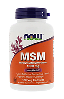 Метилсульфонилметан, MSM, Now Foods, 1000 мг, 120 капсул (NOW-02120)