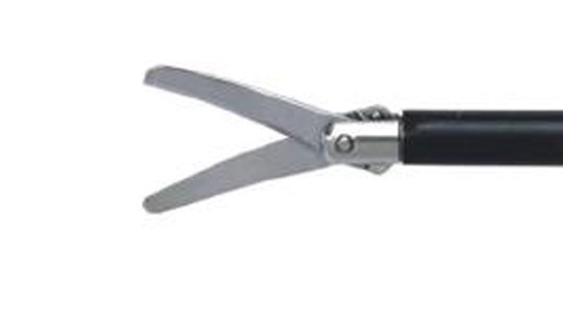 Ножиці одноразові вигнуті LAPOMED за Метценбаумом, довжина леза 16.5 mm (мм), Ф5 x 330 mm (мм), фото 1