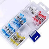 Гільзи термосажувані, термоусадки з оловом і припоєм, 100 шт, фото 3