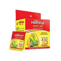 Dabur Аюрведичний порошок Хонітус протистудний напій 15 трав Honitus Hot Sip проти кашлю болю в горлі 4 г