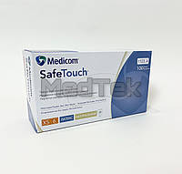 Латексные перчатки неопудренные, Medicom SafeTouch, размер XS, 100 шт, Белые