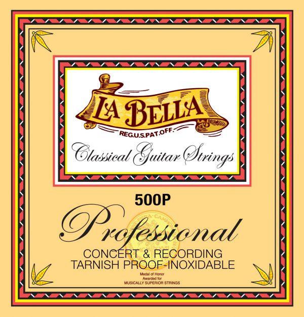 Струни для класичної гітари La Bella Professional Concert & Recording 500P Medium Hard Tension, фото 1