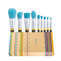 Набір пензлів для макіяжу Docolor Boho Bamboo Brush Set Р0906 (9 шт)