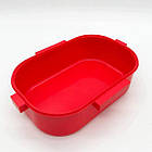 Ланч бокс для обідів 700 мл "Блискавка Маквін", Червоний / Дитячий контейнер для їжі / Ланч Бокс для дітей, фото 7