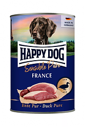 Консерви 800 гр для собак з качкою Хеппі Дог Cенс Франція (Happy Dog Sensible Ente Pure France)