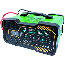 Пуско-зарядний пристрій для автомобільних акумуляторів Armer 12-24В 12А, старт 75А.