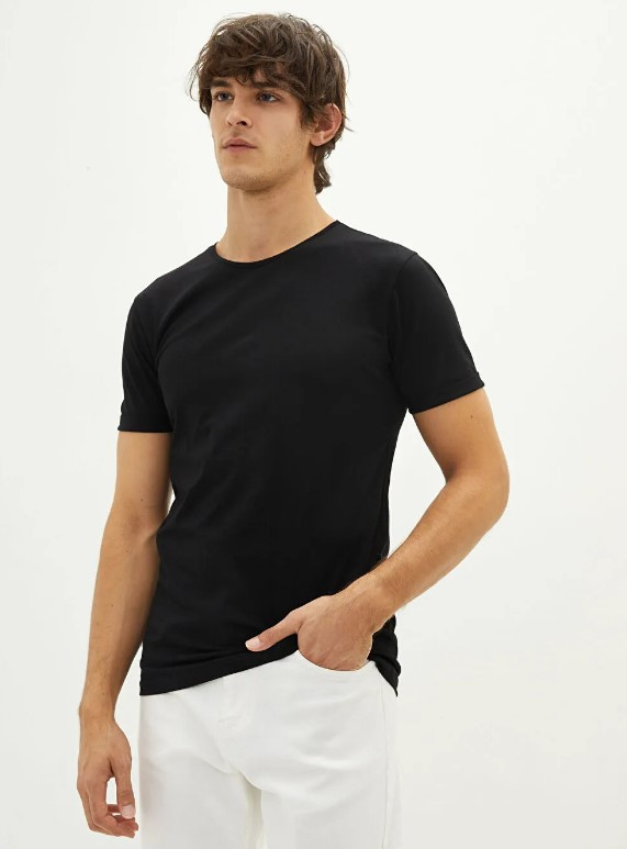 Чорна футболка LC Waikiki/LC Вайкікі. фірмова Туреччина