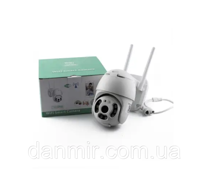 Вулична камера відеоспостереження 4G поворотна Camera Cad N4 360° 4G камера 4мп