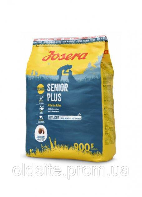 Корм Josera SeniorPlus сухий з лососем та рисом для собак похилого віку 0.9 кг
