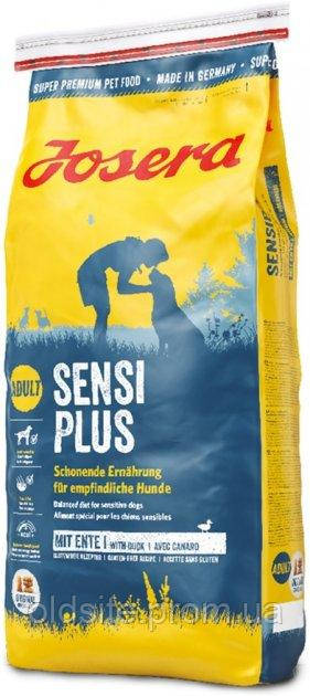 Корм Josera SensiPlus сухий з птахом для дорослих собак з чутливим травленням 15 кг