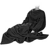 Згрішкова ковдра плед Халат Snugie з рукавами для читання, рукостискання снах теплий флісовий, фото 5