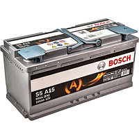 Акумулятор 105Ah-12v BOSCH AGM (S5A15) (394х175х190), R, EN 950, 0092S5A150