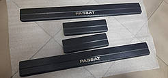 Накладки на пороги Volkswagen PASSAT B5 з 1996-2005 рр. (carbon)