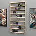 Полиця для гіль-лаків на 8 рядів з ДСП, фото 2