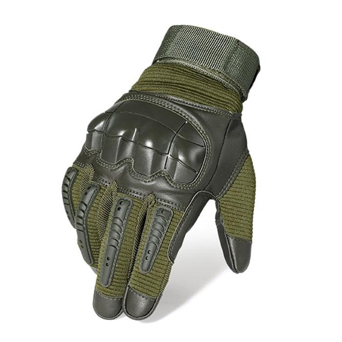 Рукавиці тактичні Primo Profi повнопалі, сенсорні, розмір L - Army Green