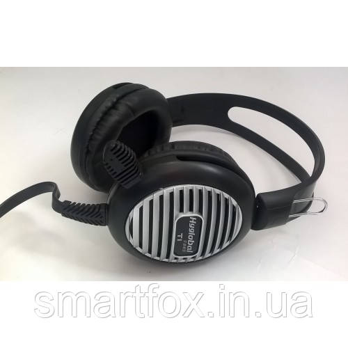 Накладні навушники з мікрофоном Hyglobal T-1 (величезні лопухи)