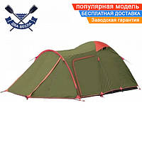 Палатка Tramp Lite Twister палатки с большим тамбуром палатки 3-местные туристические палатки 3-х местные