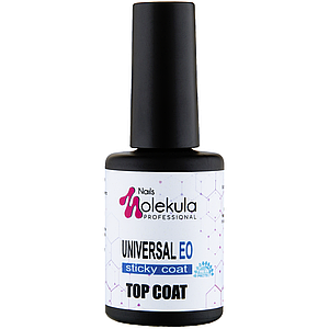 Топ універсальний Molekula Universal EO Sticky Top Coat, 12 мл з липким шаром