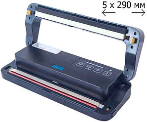 Побутовий вакууматор для гладких пакетів DZ-290A Настільний безкамерний пакувальник Шов 5 мм Ручний вакууматор