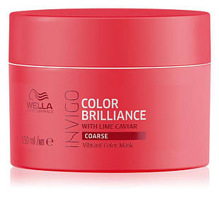 Маска для фарбованого жорстких волосся Wella Color Brilliance Coarse Mask 150мл.