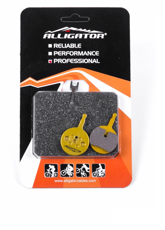 Колодки гальмiвні дискові Alligator HK-CSP27-DIY+ для Avid BB5 керамiка
