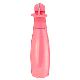 Термос у формі пляшки 380 мл колір рожевий
