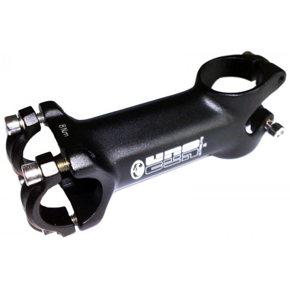 Вінос керма Uno AS-007N A-HEAD алюм. 1.1/8" фрезерів, 31.8мм, L: 90 мм, 7°, чорн