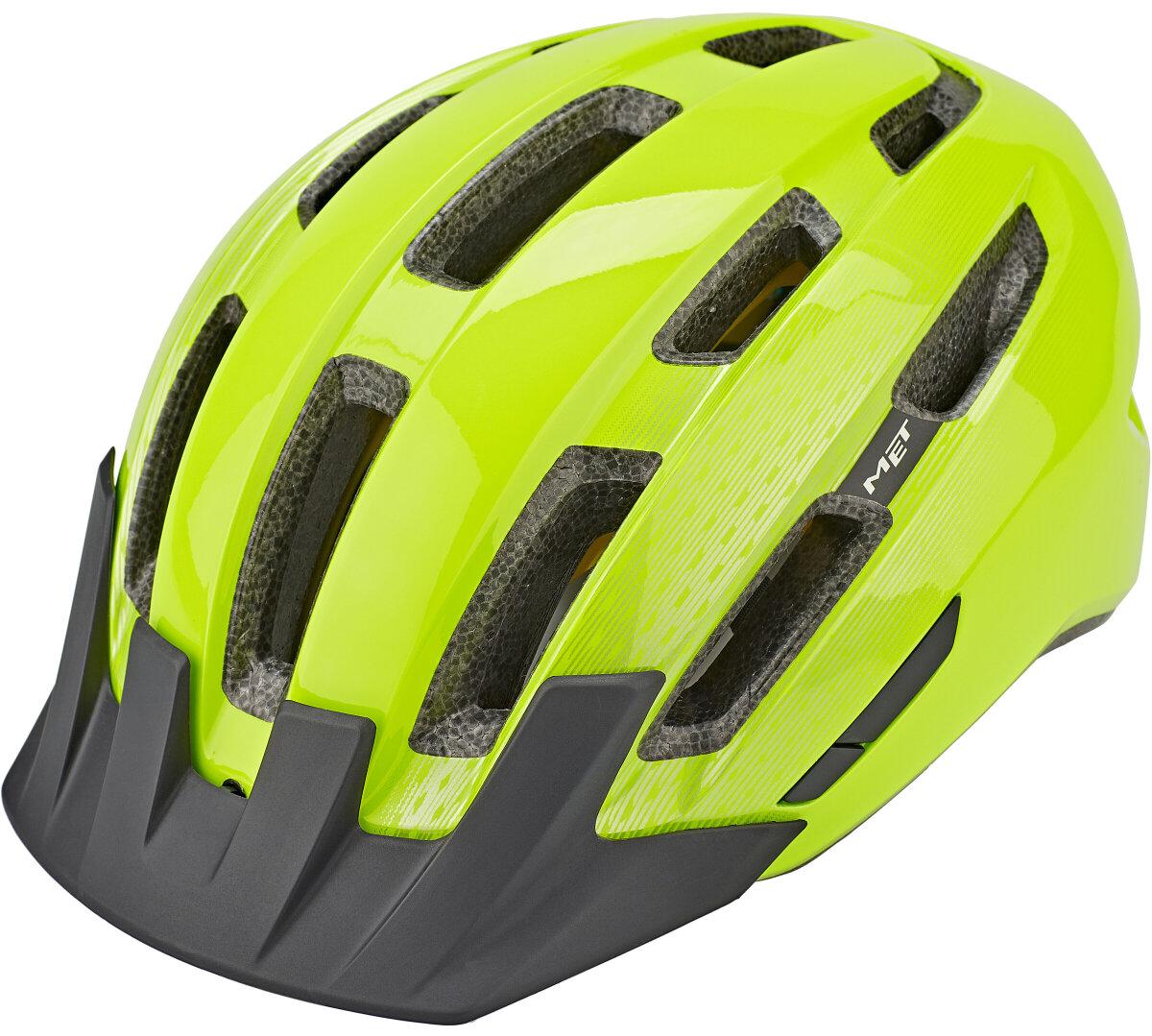 Шолом MET DOWNTOWN MIPS CE FLUO YELLOW | GLOSSY M/L (58-61)