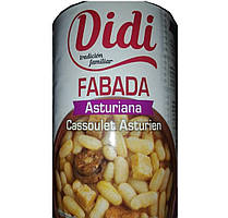 Квасоля Didi Fabada Asturiana Консервована Cassoulet Asturien 415 г Іспанія