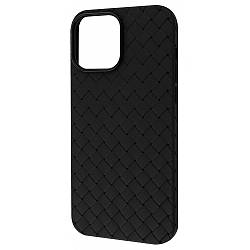 Чехол Weaving Full Case (TPU) iPhone 14 Pro black