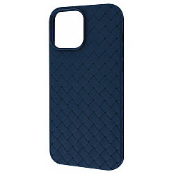 Чехол Weaving Full Case (TPU) iPhone 14 Plus blue