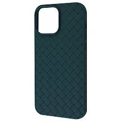 Чехол Weaving Full Case (TPU) iPhone 14 Plus pine green