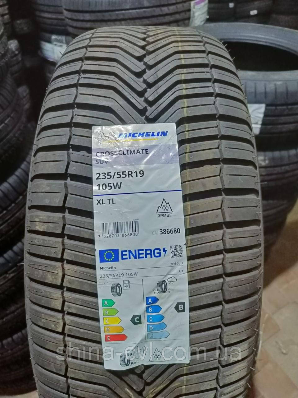 Зимові шини 235/55 R19 105W XL MICHELIN CROSSCLIMATE SUV