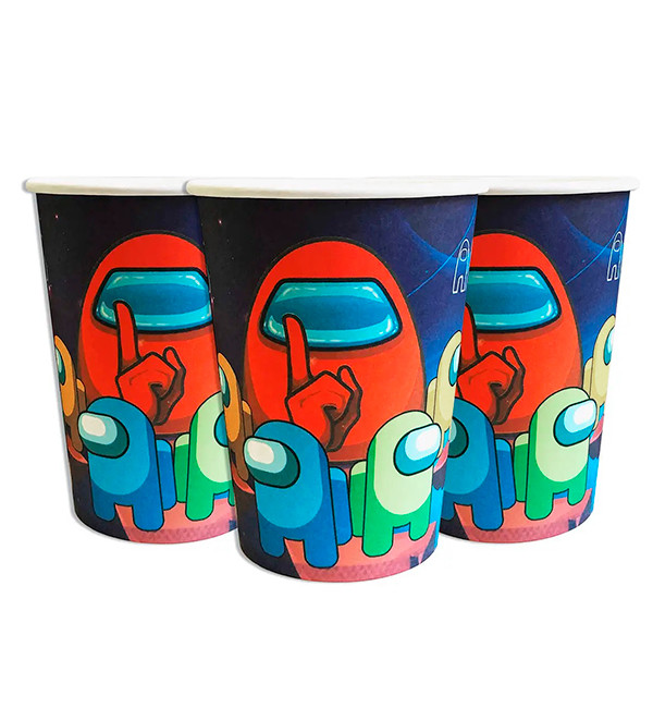 Одноразові стакани "Космонавтики" (10 шт), 250 мл., Україна