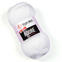 Пряжа YarnArt Adore(Адора) - 330 белый