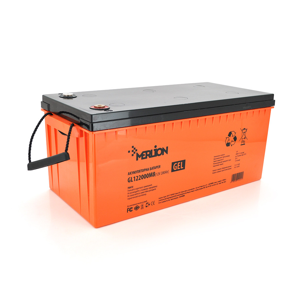 MERLION GL122000M8 12V 200Ah, фото 1