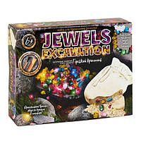 Игровой набор для проведения раскопок "Jewels Excavation" Danko Toys JEX-01-02 Камни Укр, Vse-detyam