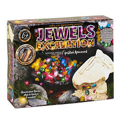 Ігровий набір для проведення розкопок "Jewels Excavation" Danko Toys JEX-01-02 Камені Укр, World-of-Toys