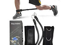 Тренажер для бігу та стрибків, силових тренувань латеральний тренажер амортизатор для ніг Step Trainer