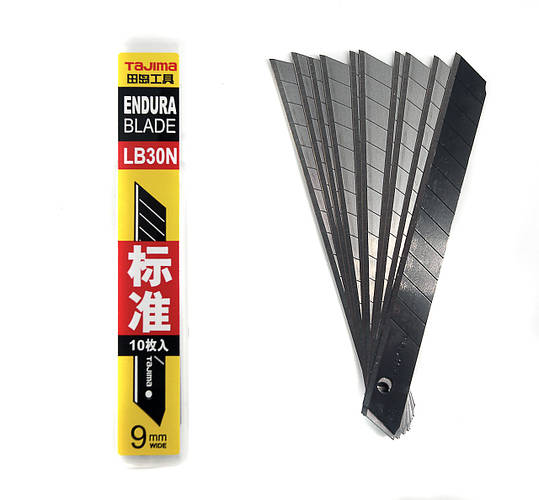 Купить Лезвия сменные сегментные TAJIMA LB30N ультра прочное 9 мм серые ...