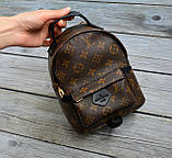 Рюкзак міні жіночий коричневий, фото 5