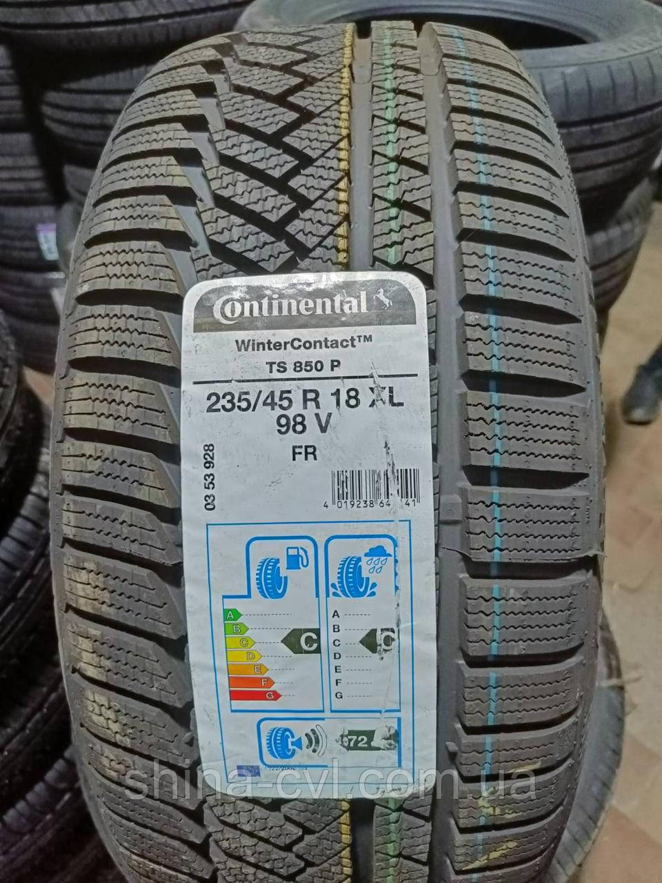 Зимові шини 235 45 R18 98V XL CONTINENTAL WINTER CONTACT TM TS850P