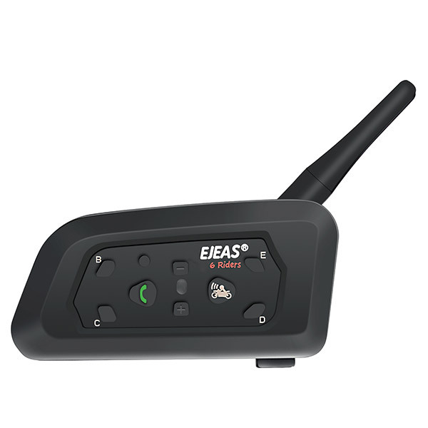 Мотогарнітура Bluetooth на шолом, інтерком EJEAS V6 Pro 1200, фото 1