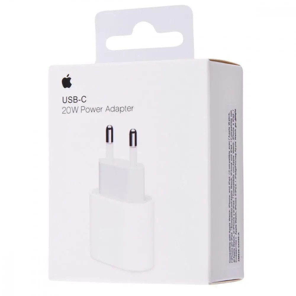 Зарядний пристрій Apple 20W USB-C Power Adapter (MHJE3ZM/A) White