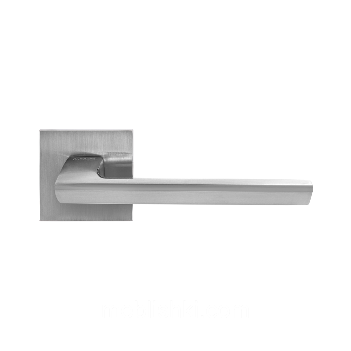 Ручка для дверей на розетці STEEL (матовий хром)